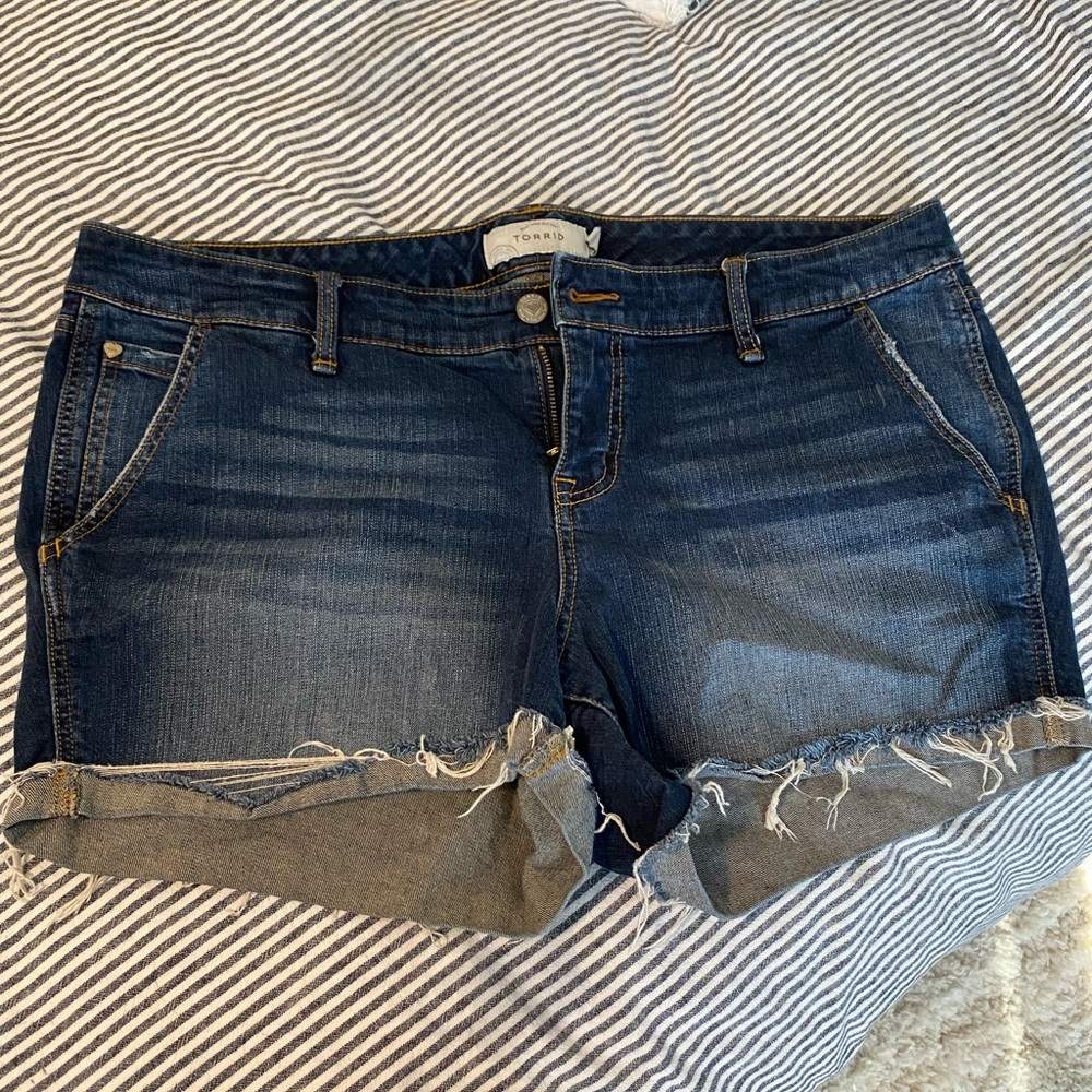 Torrid jean shorts. Size 18.